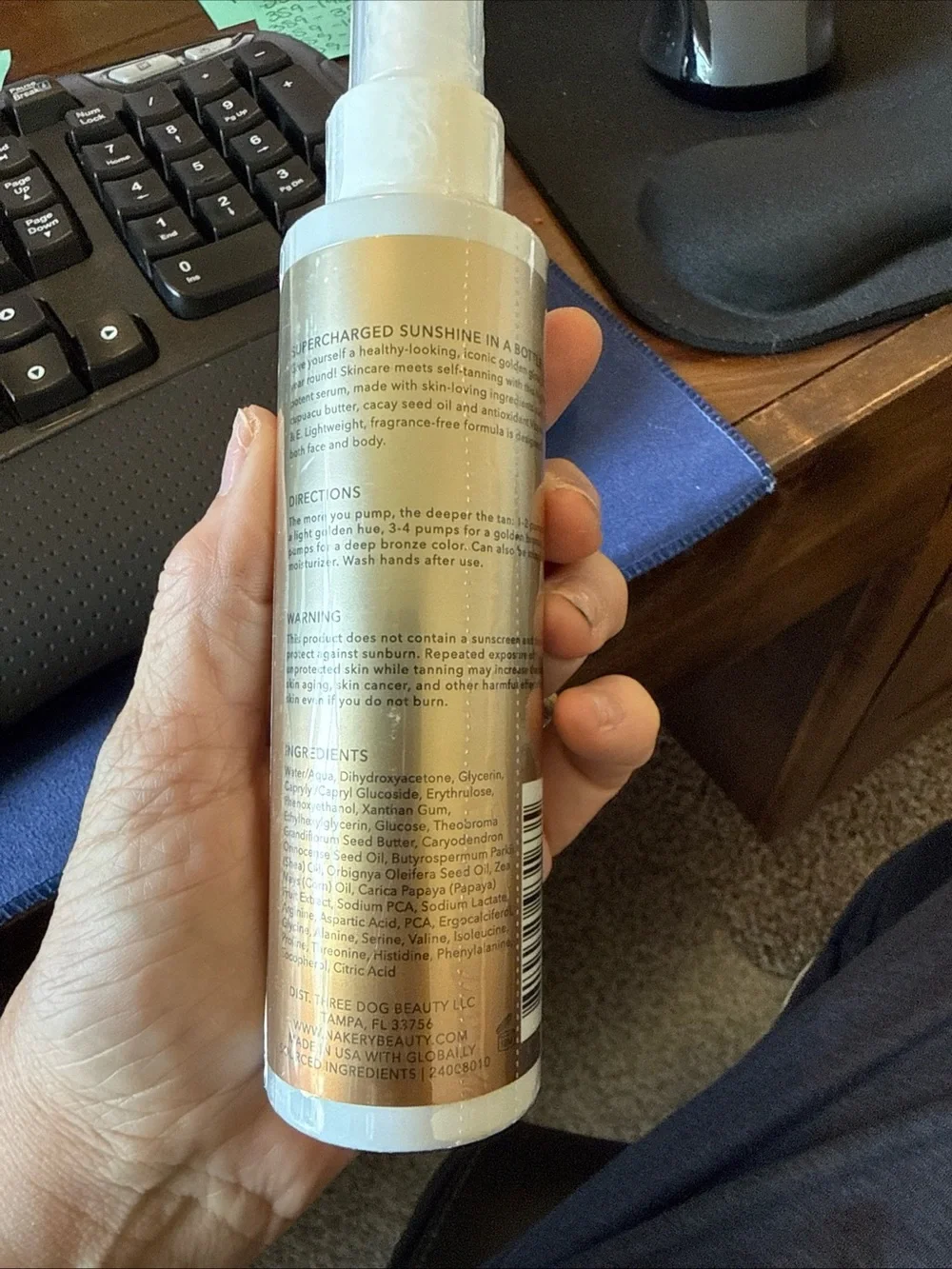 Multi-Vitamin Tanning Treatment Serum - Nakery Beauty